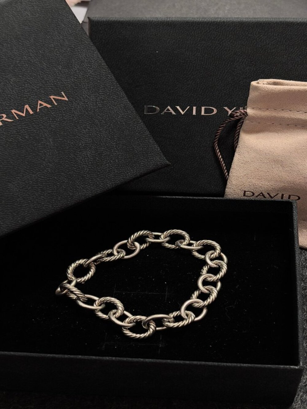 David Yurman Silver Bracelet